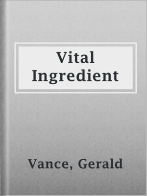 cover image of Vital Ingredient